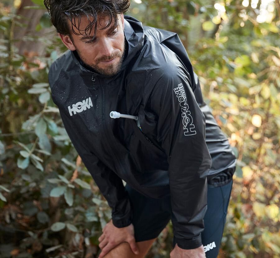 Veste Hoka One One Gore-Tex Shakedry™ Run Homme - Noir - HRB-203469